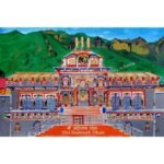 Shri Badrinath Temple Painting