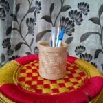 Handmade Bamboo Pen Stand 2 - Uttarakhand Haat