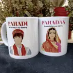 Pahadi Character Mug - Pahadi and Pahadan Combo