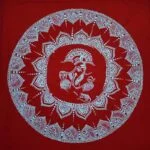 Aipan Art Lord Ganesha Wall Hanging - Uttarakhand Haat