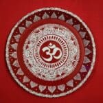 Aipan Art Pooja Thali 2 - Uttarakhand Haat