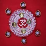 Aipan Art Pooja Thali Set 5 - Uttarakhand Haat