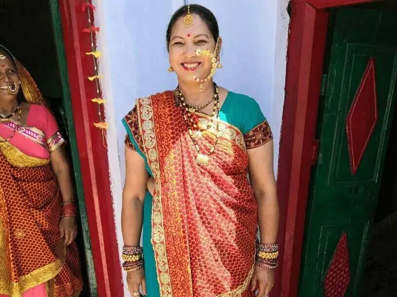 Completely Dressed Kumauni Woman - Uttarakhand Haat