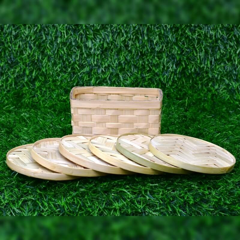 Bamboo Tea Coaster Set