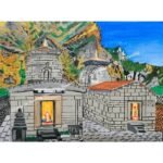 Yogdhyan Badri Temple Painting