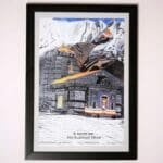 Handmade Kedarnath Temple Painting Poster - Uttarakhand Haat