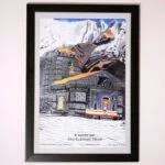 Handmade Kedarnath Temple Painting Poster - Uttarakhand Haat