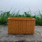Bamboo magazine basket - Uttarakhand Haat