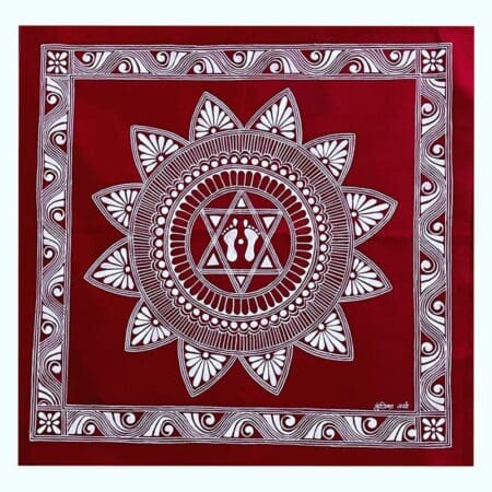Aipan Laxmi Chowki Wall Painting