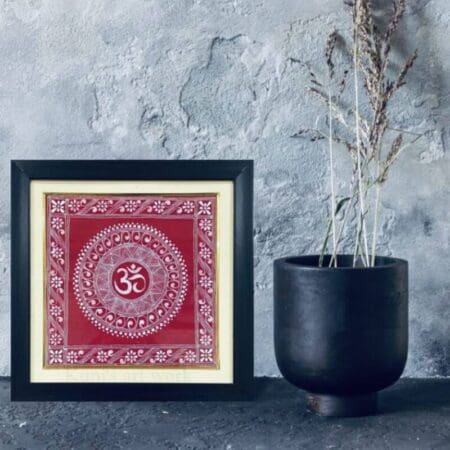 Aipan Om Symbol Frame