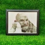 Neeb Karori Babaji Sketch Poster Frame