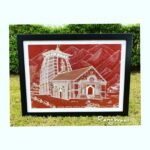 Aipan Kedarnath Temple Painting