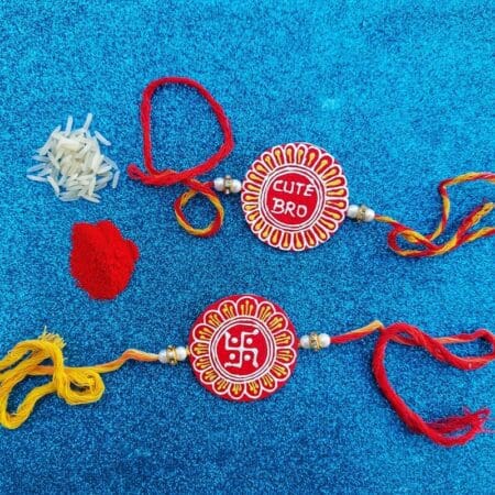 Aipan Art Rakhi Combo (Set of 2 Rakhi)