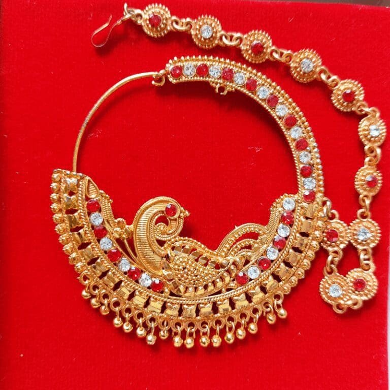 Artificial Kumaoni Nath Traditional Wear Jewelry Uttarakhand Haat
