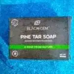 BLACK GEM Pine Tar Bathing Soap Bar For MEN WOMEN - Image 2