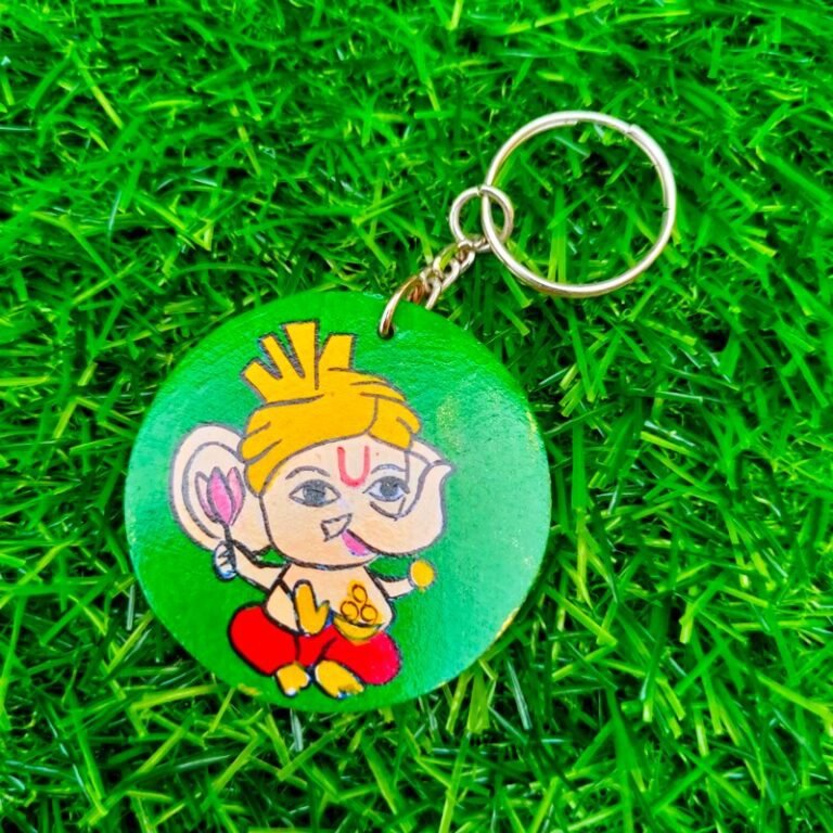 Pahadi Character Key Chain - Shree Ganeshay Namah - Uttarakhand Haat