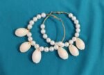 Shika White Pearl Earrings - Image 2