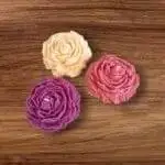 Set of 2 Big Peony Candles with Floral Fragrance - Image 2