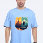 City Hustle, Mountain Muscle | Unisex Oversized Pahadi T-shirt