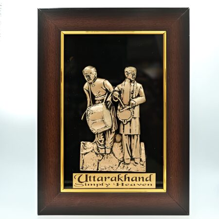 Uttarakhand Traditional Dhol Damau Vadak Frame – Celebrate the Soul of Pahadi Music and Culture