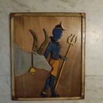 Shiv Nandi - Wood Intarsia Wall Hanging Art