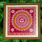 Aipan Ganesh Ji Wall Hanging Frame