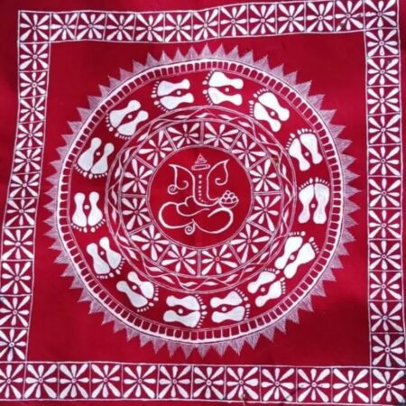 Aipan Art Wall Hanging (Lord Ganesha)