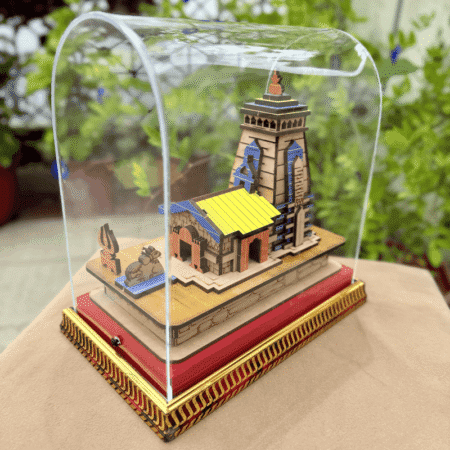 Kedarnath Dham Temple Replica in Acrylic Box