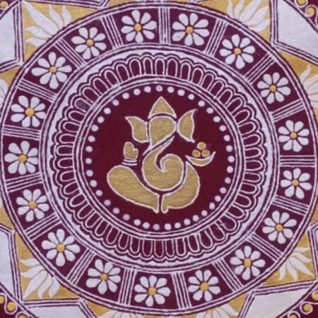 Art of Uttarakhand — New Aipan Design (Ganesh Ji)
