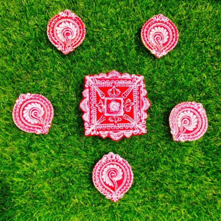 Aipan Art Diya Set