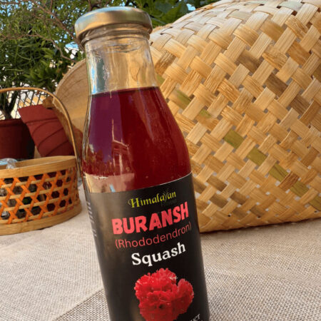 Organic Buransh (Rhododendron) Squash – Himalayan Refreshing Drink (500ml)