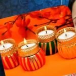 Damru T Light Candle Holder (Set of 2)