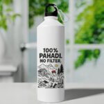 Pahadi Caption Sipper Bottle