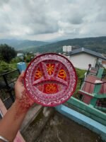 Handmade Uttarakhand Aipan Pooja Thali - Image 2
