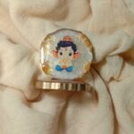 Resin Baby Ganesh 2 inch for showcase and decor
