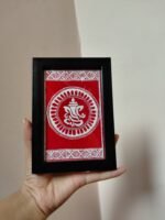 Traditional Aipan Art Ganesha Frame 4×6 inch.