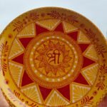 पारंपरिक ऐपन कला से सजी शुभ श्री पूजा थाली