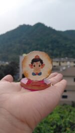 Resin Baby Ganesh 2 inch for showcase and decor - Image 2