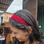 Crochet hair messy band