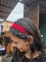 Crochet hair messy band
