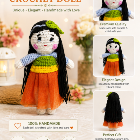 Handmade Uttarakhand traditional doll