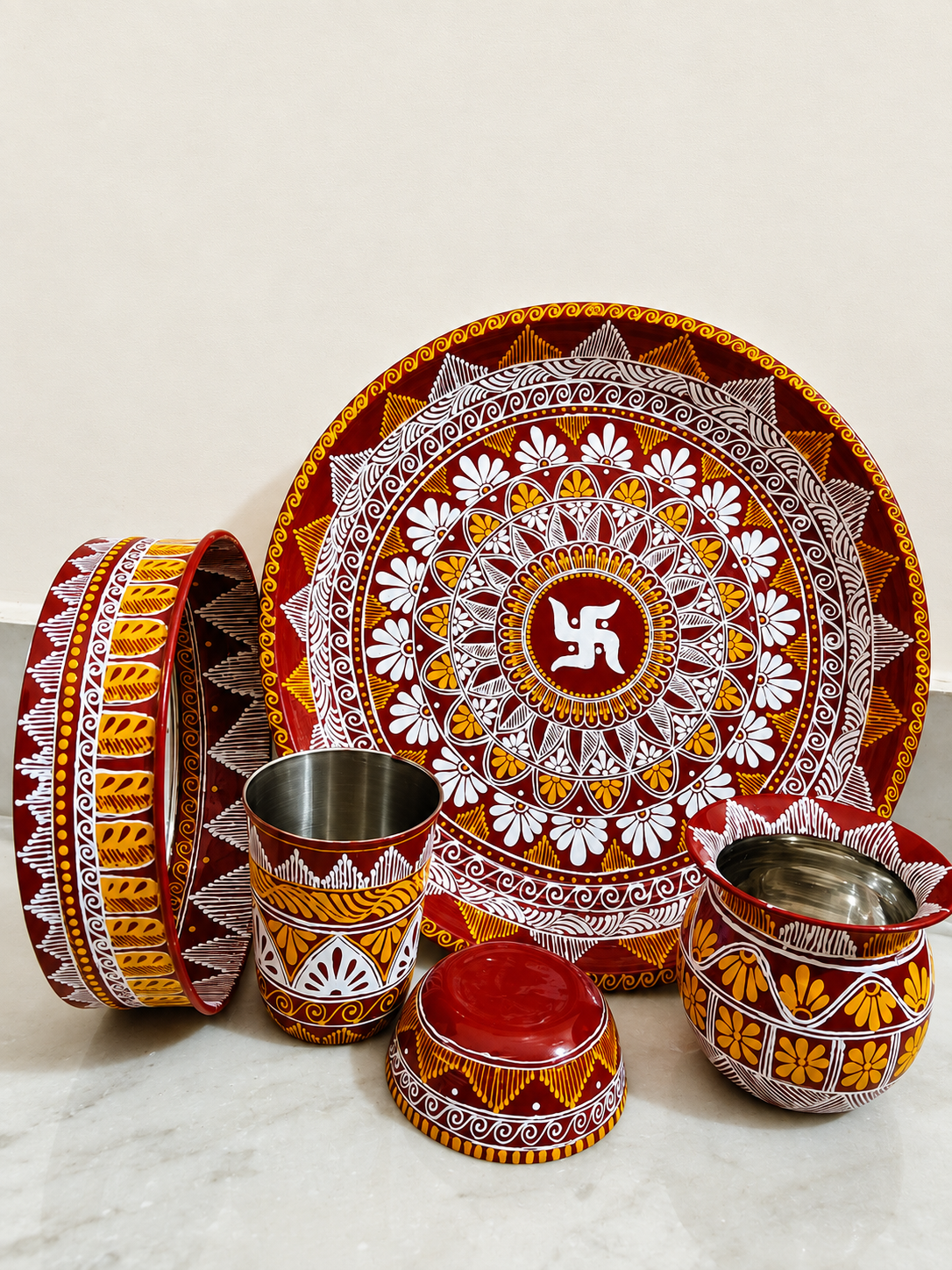 file_00000000840c8208b05c74041678fba4 Aipan Karwa Chauth Thali Set 12 inch - Image 1