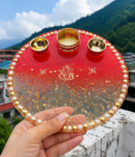 Resin Pooja Thali - 8 Inch - Image 3
