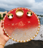 Resin Pooja Thali - 8 Inch - Image 2