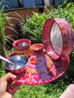 ✨ Aipan Art Karwa Chauth Pooja Set