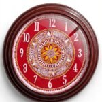 Devjyoti Aipan Art Hanging Wall Clock